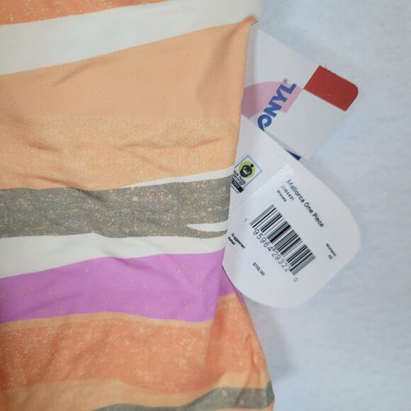 pRana Womens Mallorca One Piece Bathing Suit Swim Size XS Orange Adjustable - Picture 4 of 7